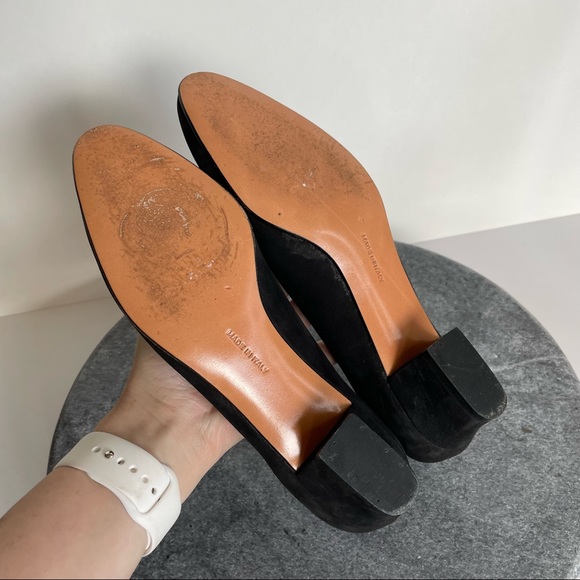 Salvatore Ferragamo Vintage Black Suede Tassel Heels - Picture 8 of 11